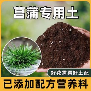 菖蒲专用土菖蒲土盆栽绿植种花泥土营养土透气通用种植土壤养花土