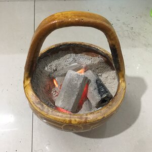 进新房入伙搬家进火炉进火火盆用室内柴炭便携农村老式小碳炉烤子