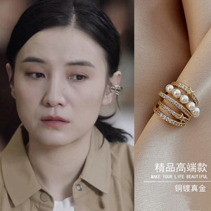 小舍得宋佳同款耳环耳夹耳挂耳饰2021年新款潮无耳洞珍珠耳骨夹女