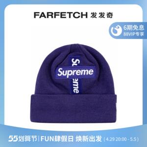 supreme男士new era cross box logo套头帽farfetch发发奇