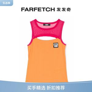 DKNY童装拼色坦克背心FARFETCH发发奇