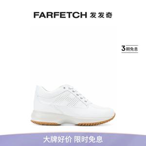 Hogan女士通勤Interactive运动鞋系带厚底小白鞋FARFETCH发发奇