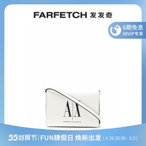 armani exchange女士logo印花斜挎包farfetch发发奇