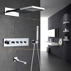 高仪花洒套装黑色