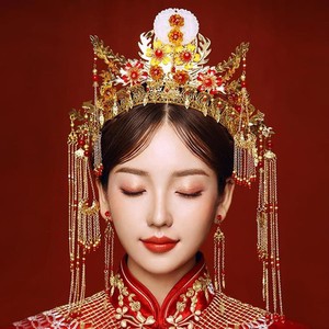 凤冠diy材料包宫廷皇后古装自制手工饰品配件古风新娘子结婚头饰