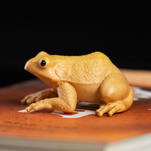 青蛙木雕招财蛙