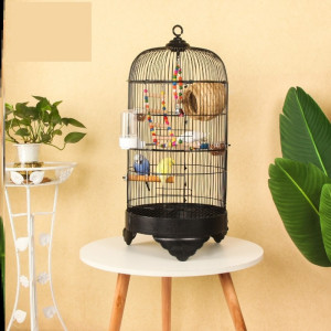 冬天中式家用大号房子户外超大双层小号鸟笼别墅画眉便携式挂架