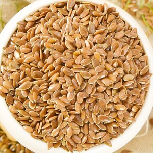 有机生亚麻籽仁可磨粉生的亚麻仔榨油亚麻籽粉烘焙吐司零食非即食