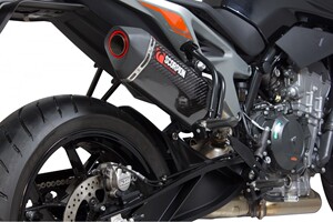 英蝎scorpion 排气 尾段 碳纤维 排气管 改装侧排 ktm 790 duke