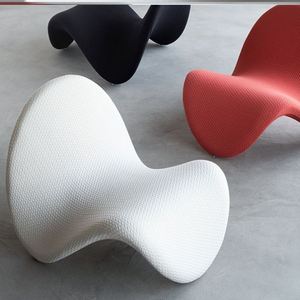 网红舌头椅轻奢异形北欧创意设计师单椅简约休闲客厅咖啡店懒人沙