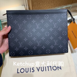 lv男士手包黑色