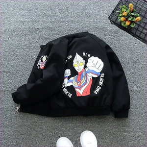 2020男童卫衣春秋装迪迦童装3岁洋气奥特曼外套纯棉4超人长袖5全