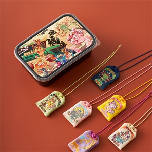 南京博物馆文创端午五福盲盒一碗福派刺绣挂件车挂中国风伴手礼