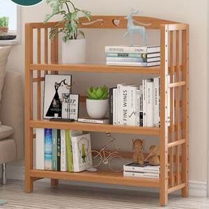 落地储物架实木多层靠墙家用60厘米书架宽置物架办公室双层书柜窄