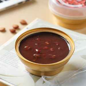 文怡陈皮红豆沙广式糖水即食罐头甜品碗装粥早餐下午茶160g*4罐