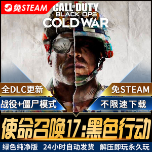 使命召唤17黑色行动冷战cod17中文版pc电脑单机游戏免steam全dlc