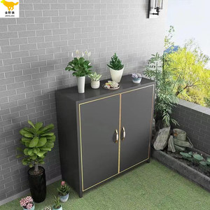 金野狼全铝户外别墅门口防水防晒鞋柜阳台庭院花园防腐收纳储物柜