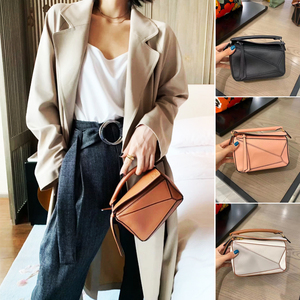 代购loewe罗意威女包puzzle mini几何拼接变形单肩斜挎手提迷你包