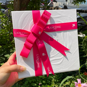 专柜兰蔻包装菁纯礼盒空盒子礼品袋口红香水粉水眼霜手提袋纸袋子