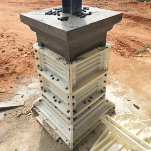 亿富方形罗马柱子水泥模具欧式别墅外墙大门柱石头墩底座柱墩塑钢