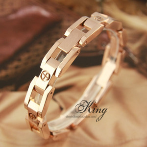 经典坦克情侣卡地亚男女学生个性纯银手镯手环手链18k玫瑰金