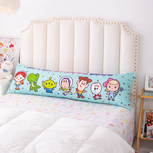 玩具总动员床头靠枕长条枕头卡通迪士尼儿童可拆洗长抱枕双人枕头