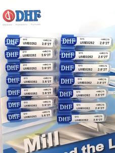 台湾德信发DHF65度微小径UME2刃平刀钨钢涂层淬火钢高硬料用铣刀