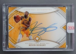 勇士kevin凯文durant杜兰特2018-19金书opulence签字卡