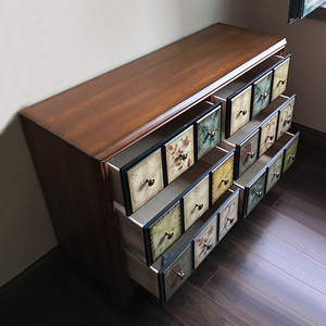 宜家家居五斗柜收纳实木