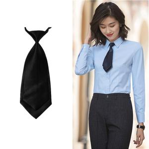 女士领带时尚装饰设计感领结职业时尚正装ins搭配黑色西装免打