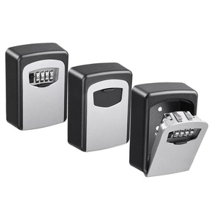 户外防盗密码钥匙收纳盒壁挂式密码锁盒子 猫眼家装钥匙盒4位密码