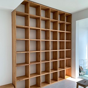 木格子置物架落地