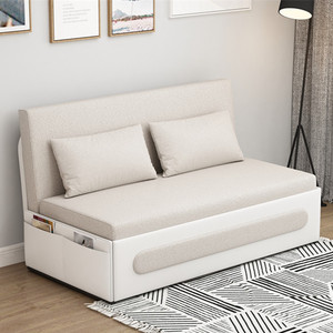 全友家居两用可折叠沙发床客厅1.2米多功能单双人1.5科技布小户型