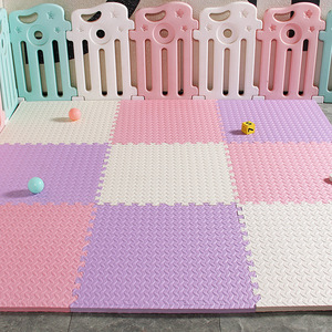 幼儿园专用儿童拼接加厚彩色泡沫地垫家用室内宝宝爬行EVA方形垫