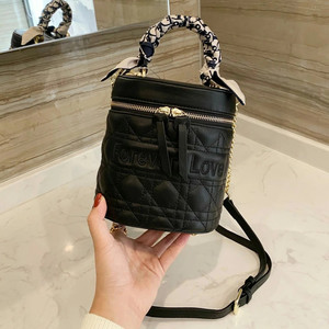 dior包迪奥女包 forever love水桶包 潮流大牌黑色百搭单肩斜挎包