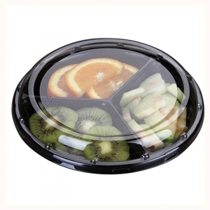 分装组合打捞沙拉水果店格外餐盒蛋糕盒塑料盒分割器打包盒硬,.