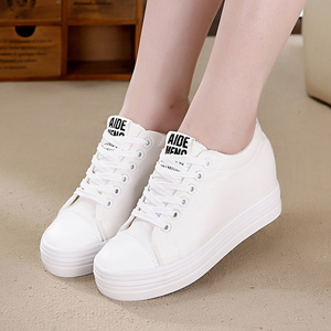 安踏流2021春夏厚底内帆布鞋女鞋小白鞋韩版文艺百搭透气学生布鞋