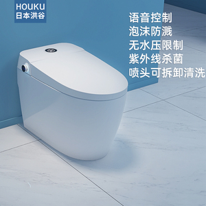 日本洪谷8821智能马桶全自动冲水坐便器一体式家用电动即热座便器