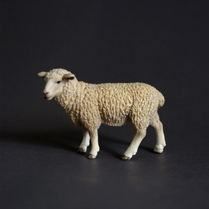 老款绵羊13743仿真农场动物绝版模型玩偶儿童玩具