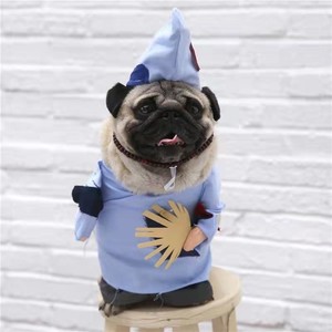 衣服 网红搞笑狗狗唐僧济公直立装宠物法海狗狗变身装