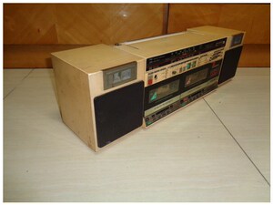 sx85型双卡收录机收藏怀旧道具-日本原装东芝toshiba录音机