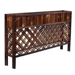 花架屏风隔断餐厅隔墙商场花槽围挡花店观花实木架室内咖啡厅防腐