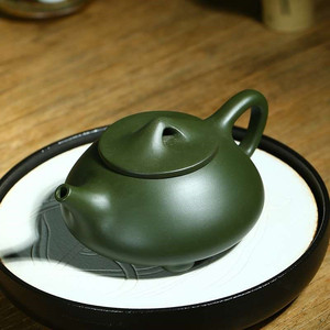 【云和堂】宜兴紫砂壶纯手工捡漏民国绿景舟石瓢家用泡茶壶茶具