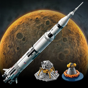 乐高阿波罗土星五号航天火箭巨大型拼插积木男孩拼装玩具18岁礼物