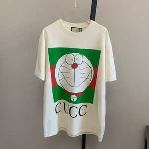 cucci潮牌古奇古驰酷奇哆啦a梦30周年纪念版g家男士短袖t恤情侣款