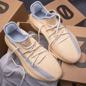 正版椰子鞋男鞋350麻布奶油满天星正品官网过毒纯原莆田鞋