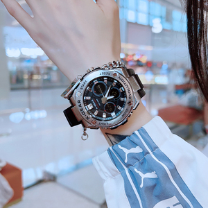 钢铁之心天使之眼手表男青少年潮流独角兽电子表女学生运动防水