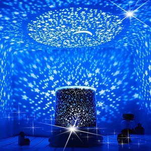 音乐旋转十二星座星空灯超亮版室内星空投影灯卧室投影小夜灯