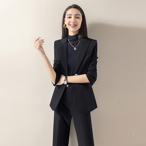 高端大气上档次职业套装女高级感ol西装女装2023年新款秋装阔腿裤