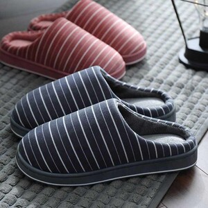 防滑棉施鞋冬季男加厚保暖室内家用鞋居家鞋防滑厚底情侣家居鞋女